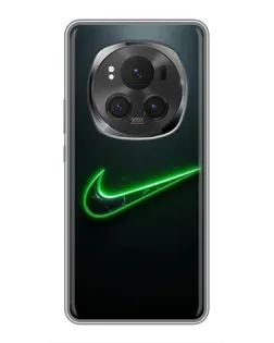 Чехол для Huawei Honor Magic 6 Pro с картинкой «Неоновый контур Nike» Чехол для Huawei Honor Magic 6 Pro с картинкой «Неоновый контур Nike»