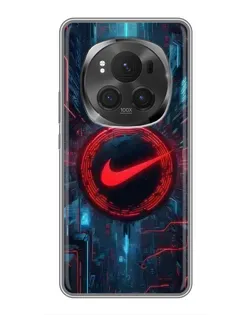 Чехол для Huawei Honor Magic 6 Pro с картинкой «Техногенный стиль Nike»