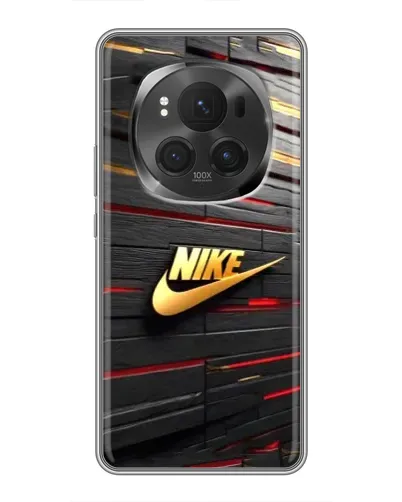 Чехол для Huawei Honor Magic 6 Pro с картинкой «Золотой Nike на металле» Чехол для Huawei Honor Magic 6 Pro с картинкой «Золотой Nike на металле»