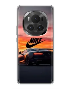 Чехол для Huawei Honor Magic 6 Pro с картинкой «Nike и суперкар»