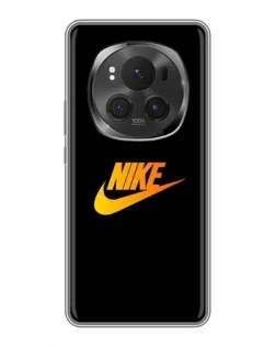 Чехол для Huawei Honor Magic 6 Pro с картинкой «Золотой логотип Nike»