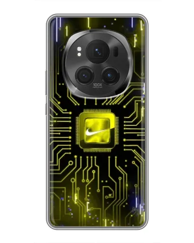 Чехол для Huawei Honor Magic 6 Pro с картинкой «Nike — золотая искра» Чехол для Huawei Honor Magic 6 Pro с картинкой «Nike — золотая искра»