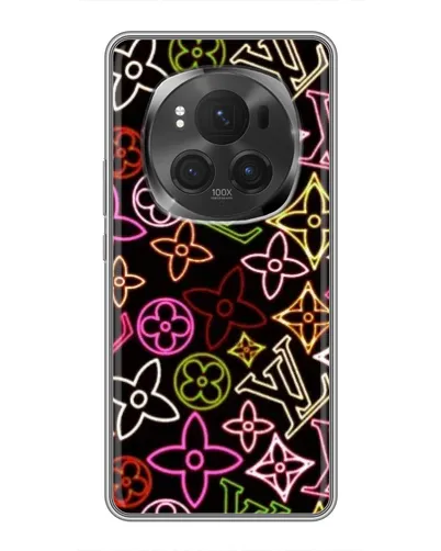 Чехол для Huawei Honor Magic 6 Pro с картинкой «Неоновый микс Nike»