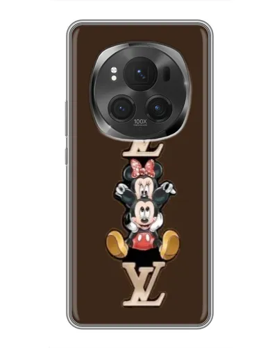 Чехол для Huawei Honor Magic 6 Pro с картинкой «LV и Микки Маус»