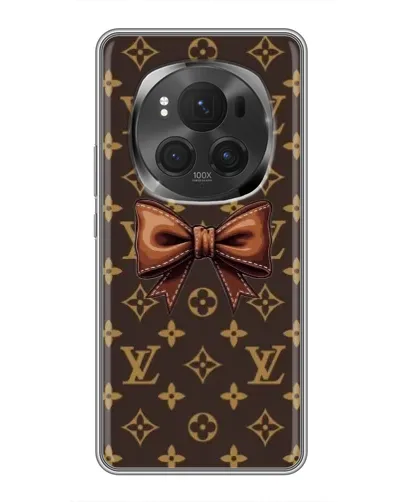 Чехол для Huawei Honor Magic 6 Pro с картинкой «LV с бантом»