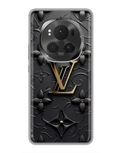 Чехол для Huawei Honor Magic 6 Pro с картинкой «Кожаная текстура LV»