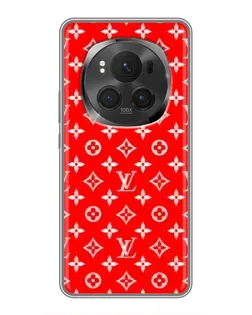 Чехол для Huawei Honor Magic 6 Pro с картинкой «Яркий паттерн LV»