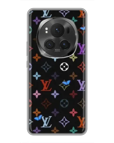 Чехол для Huawei Honor Magic 6 Pro с картинкой «Цветная монограмма LV»