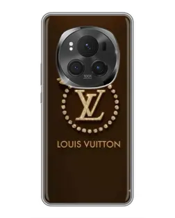 Чехол для Huawei Honor Magic 6 Pro с картинкой «LV — золотая печать»