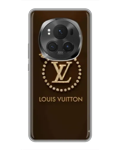 Чехол для Huawei Honor Magic 6 Pro с картинкой «LV — золотая печать»