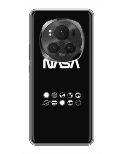 Чехол для Huawei Honor Magic 6 Pro с картинкой «NASA — технический принт»