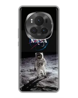 Чехол для Huawei Honor Magic 6 Pro с картинкой «Астронавт на Луне»