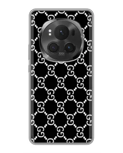 Чехол для Huawei Honor Magic 6 Pro с картинкой «Gucci — сетчатый паттерн»