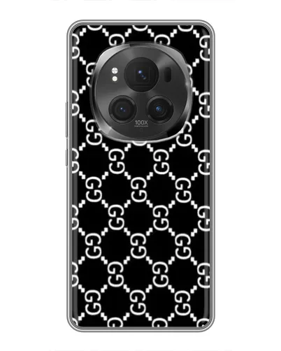 Чехол для Huawei Honor Magic 6 Pro с картинкой «Gucci — сетчатый паттерн»