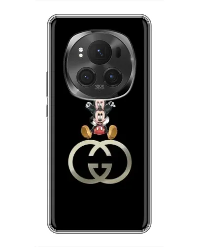 Чехол для Huawei Honor Magic 6 Pro с картинкой «Минни Маус на лого»