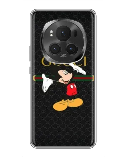 Чехол для Huawei Honor Magic 6 Pro с картинкой «Микки Маус Gucci»