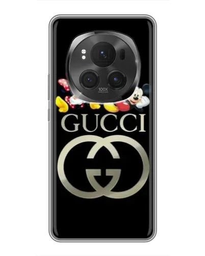Чехол для Huawei Honor Magic 6 Pro с картинкой «Gucci — герои Disney»