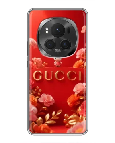 Чехол для Huawei Honor Magic 6 Pro с картинкой «Gucci — золотой сад»
