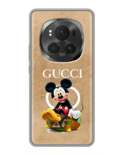 Чехол для Huawei Honor Magic 6 Pro с картинкой «Микки Маус Gucci — крафт»