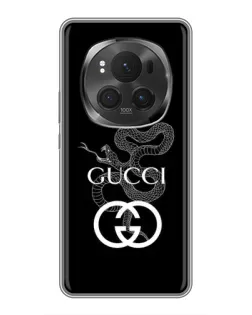 Чехол для Huawei Honor Magic 6 Pro с картинкой «Gucci — серебряная змея»