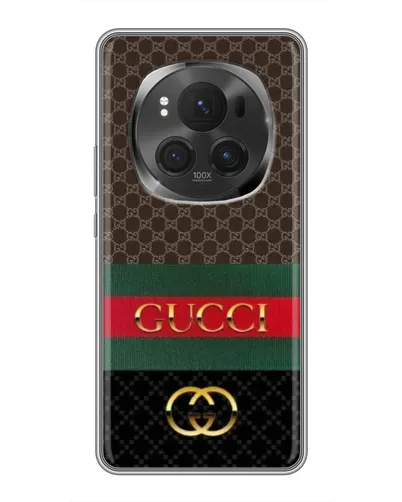 Чехол для Huawei Honor Magic 6 Pro с картинкой «Gucci — брендированный десерт»