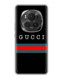 Чехол для Huawei Honor Magic 6 Pro с картинкой «Gucci — красный пояс»