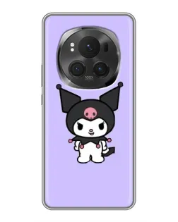 Чехол для Huawei Honor Magic 6 Pro с картинкой «Kuromi — нежный фиолетовый»
