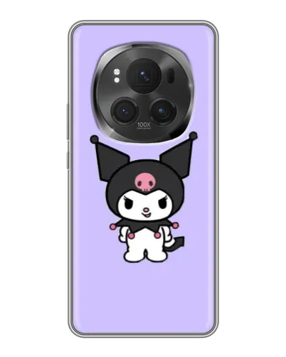 Чехол для Huawei Honor Magic 6 Pro с картинкой «Kuromi — нежный фиолетовый»