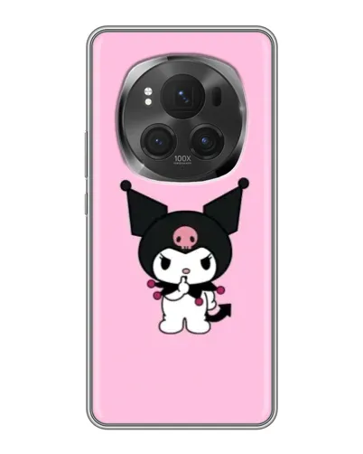 Чехол для Huawei Honor Magic 6 Pro с картинкой «Kuromi — розовая нежность»