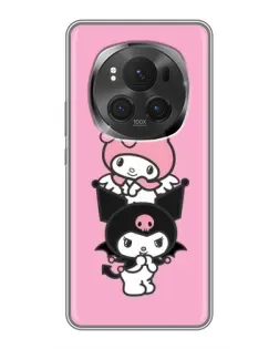 Чехол для Huawei Honor Magic 6 Pro с картинкой «My Melody и Kuromi»