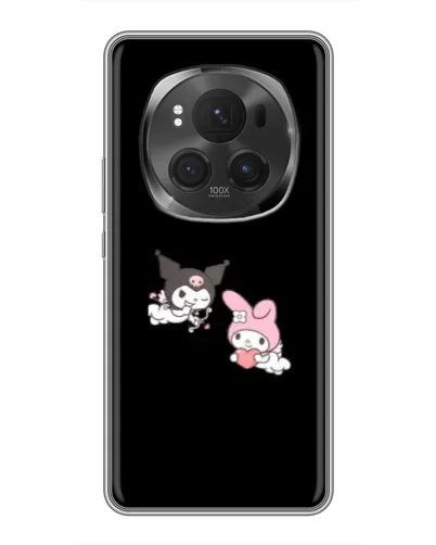 Чехол для Huawei Honor Magic 6 Pro с картинкой «My Melody и Kuromi»