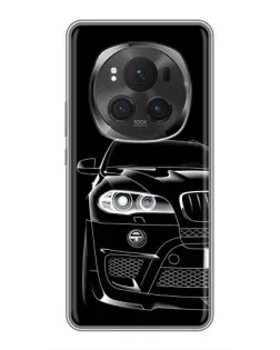 Чехол для Huawei Honor Magic 6 Pro с картинкой «Темный силуэт BMW»