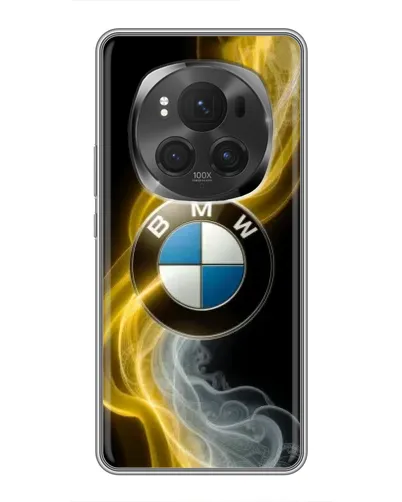 Чехол для Huawei Honor Magic 6 Pro с картинкой «Золотистый дым BMW» Чехол для Huawei Honor Magic 6 Pro с картинкой «Золотистый дым BMW»
