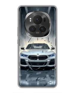 Чехол для Huawei Honor Magic 6 Pro с картинкой «BMW в свете фар»