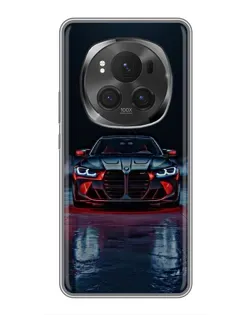 Чехол для Huawei Honor Magic 6 Pro с картинкой «BMW на мокрой дороге»