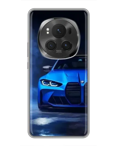 Чехол для Huawei Honor Magic 6 Pro с картинкой «Голубая BMW M4» Чехол для Huawei Honor Magic 6 Pro с картинкой «Голубая BMW M4»