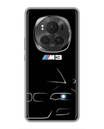 Чехол для Huawei Honor Magic 6 Pro с картинкой «Минималистичный принт BMW M3» Чехол для Huawei Honor Magic 6 Pro с картинкой «Минималистичный принт BMW M3»