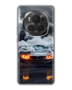 Чехол для Huawei Honor Magic 6 Pro с картинкой «BMW в дыму»
