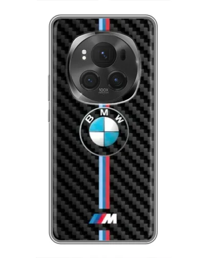Чехол для Huawei Honor Magic 6 Pro с картинкой «Эмблема BMW и карбон» Чехол для Huawei Honor Magic 6 Pro с картинкой «Эмблема BMW и карбон»