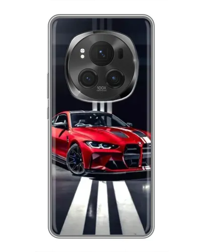 Чехол для Huawei Honor Magic 6 Pro с картинкой «Красная BMW на дороге» Чехол для Huawei Honor Magic 6 Pro с картинкой «Красная BMW на дороге»