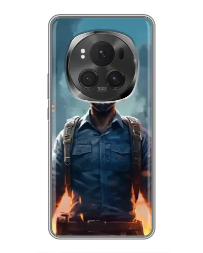 Чехол для Huawei Honor Magic 6 Pro с картинкой «PUBG — реалистичный герой»