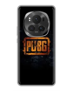 Чехол для Huawei Honor Magic 6 Pro с картинкой «PUBG — золотой логотип»