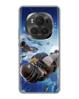 Чехол для Huawei Honor Magic 6 Pro с картинкой «Десант PUBG — прыжок»