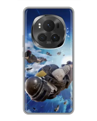 Чехол для Huawei Honor Magic 6 Pro с картинкой «Десант PUBG — прыжок»