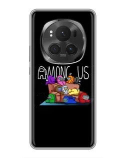 Чехол для Huawei Honor Magic 6 Pro с картинкой «Логотип Among Us» Чехол для Huawei Honor Magic 6 Pro с картинкой «Логотип Among Us»