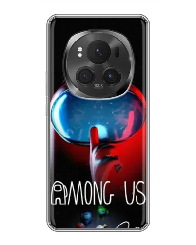Чехол для Huawei Honor Magic 6 Pro с картинкой «Красный импостер — макро» Чехол для Huawei Honor Magic 6 Pro с картинкой «Красный импостер — макро»