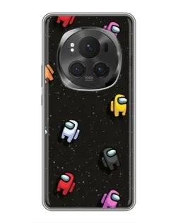 Чехол для Huawei Honor Magic 6 Pro с картинкой «Космический паттерн Among Us»