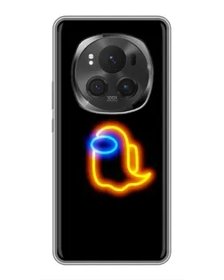 Чехол для Huawei Honor Magic 6 Pro с картинкой «Among Us неоновое сияние»
