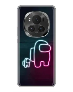 Чехол для Huawei Honor Magic 6 Pro с картинкой «Among Us неон-арт»