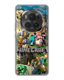 Чехол для Huawei Honor Magic 6 Pro с картинкой «Замок Minecraft»